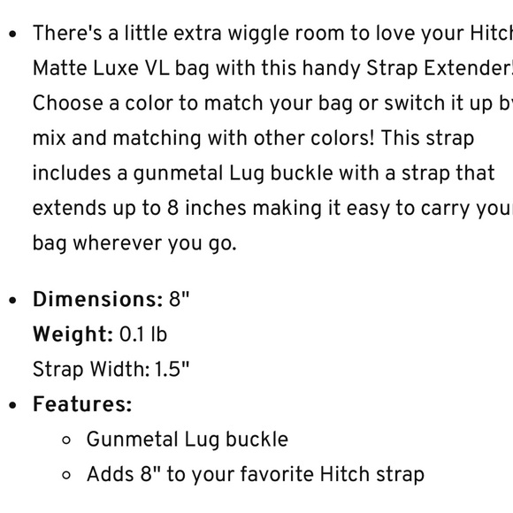 Lug Crossbody extender - Picture 6 of 6